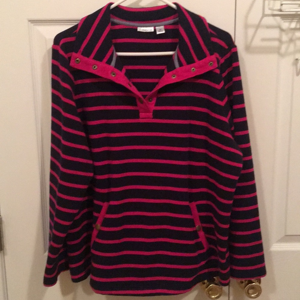 Navy & Pink Sweater